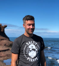 Load image into Gallery viewer, Salty Pirate Men's Tee - Grey